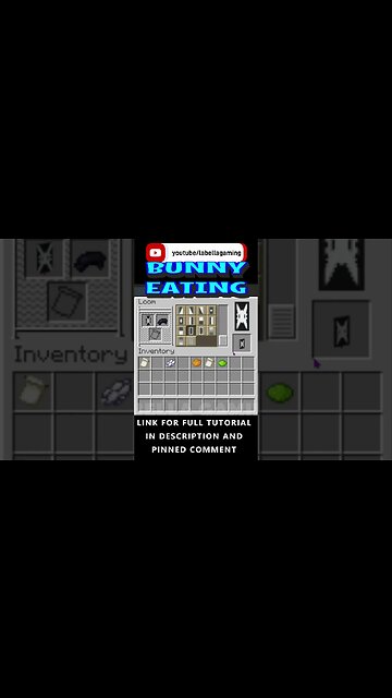 Bunny Eating A Carrot Banner | Minecraft