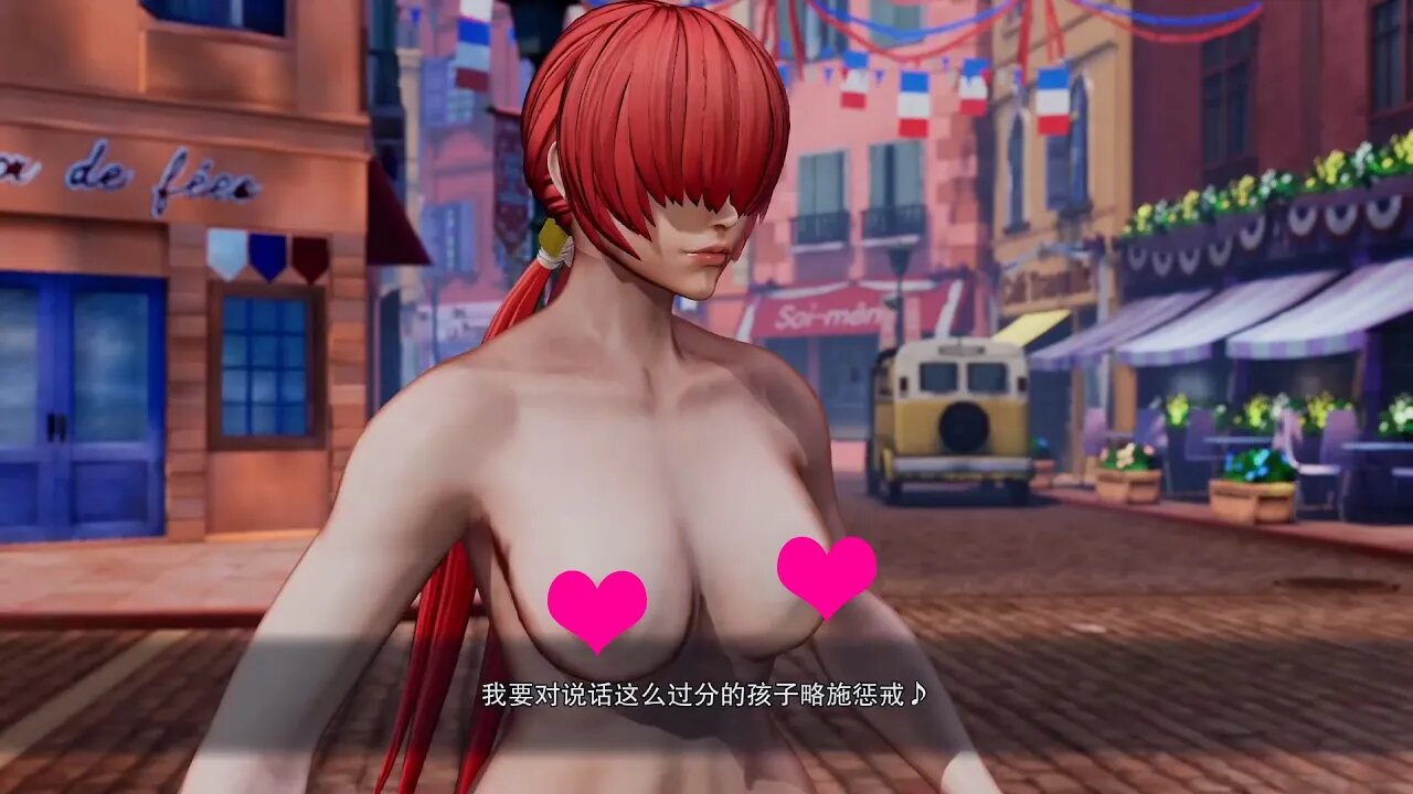 The King of Fighters XV nude mod SNK格斗游戏拳皇15夏尔米夏尔美Shermieシェルミーvs麻宫雅典娜性感裸体皮肤剧情