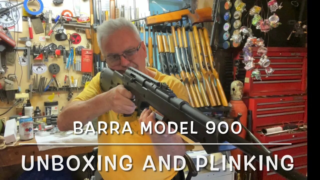 Barra model 900 pump action pellet bb rifle unboxing and plinking (take 2)