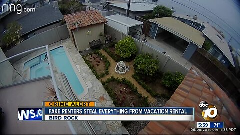 Fake renters reportedly steal everything from vacation home