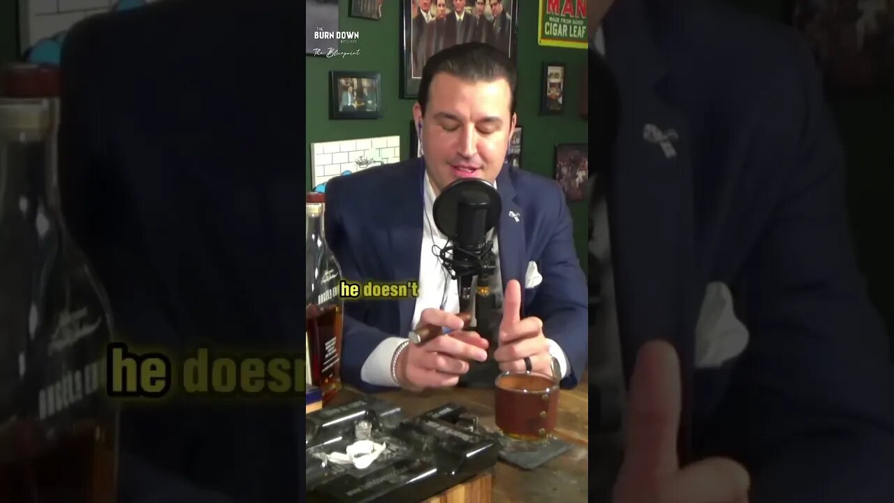 Getting excited when you talk to your partner after 2 weeks 😂 #theburndownpodcast #cigars #ytshorts