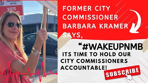 North Miami Beach's Barbara Kramer says, #wakeupNMB