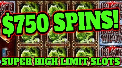 $750 SPINS! ✪ NONSTOP JACKPOTS PLAYING SUPER HIGH LIMIT SLOTS IN LAS VEGAS!