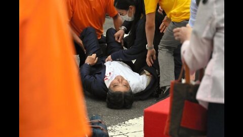 Footage Of Prime Minister Shinzo Abe Being Shot At