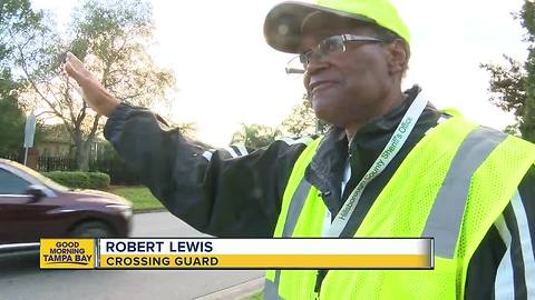 Neighbors thanking beloved Westchase crossing guard who is retiring for his kind heart