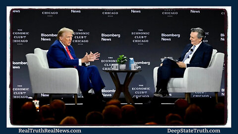 🇺🇸 🦅 President Trump Full Interview With Bloomberg News At The Chicago Economic Club Event In Chicago, Illinois on Oct 15/2024
