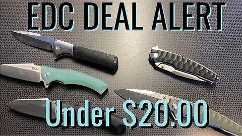 EDC Knife Deal Alert CHUNKY KNIVES