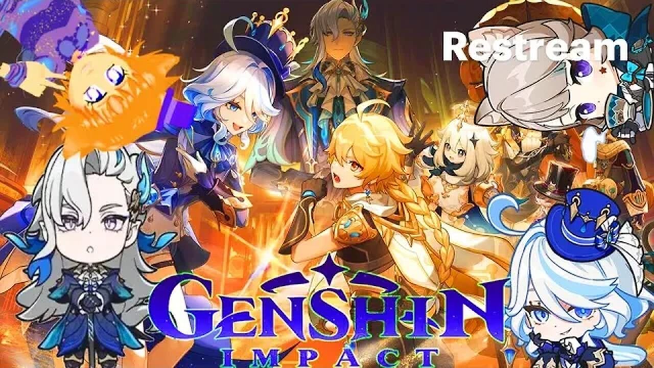 EXPLORING FONTAINE! Genshin Impact 4.0 LP stream w/ @Moonliightartist