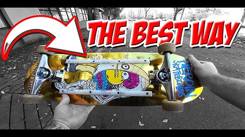 How to put deck rails on a Skateboard