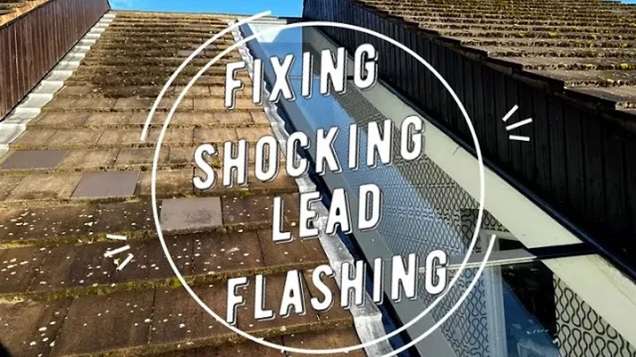 Fixing Shocking Lead Back Gutter Window Flashing & Pan Tile Soakers