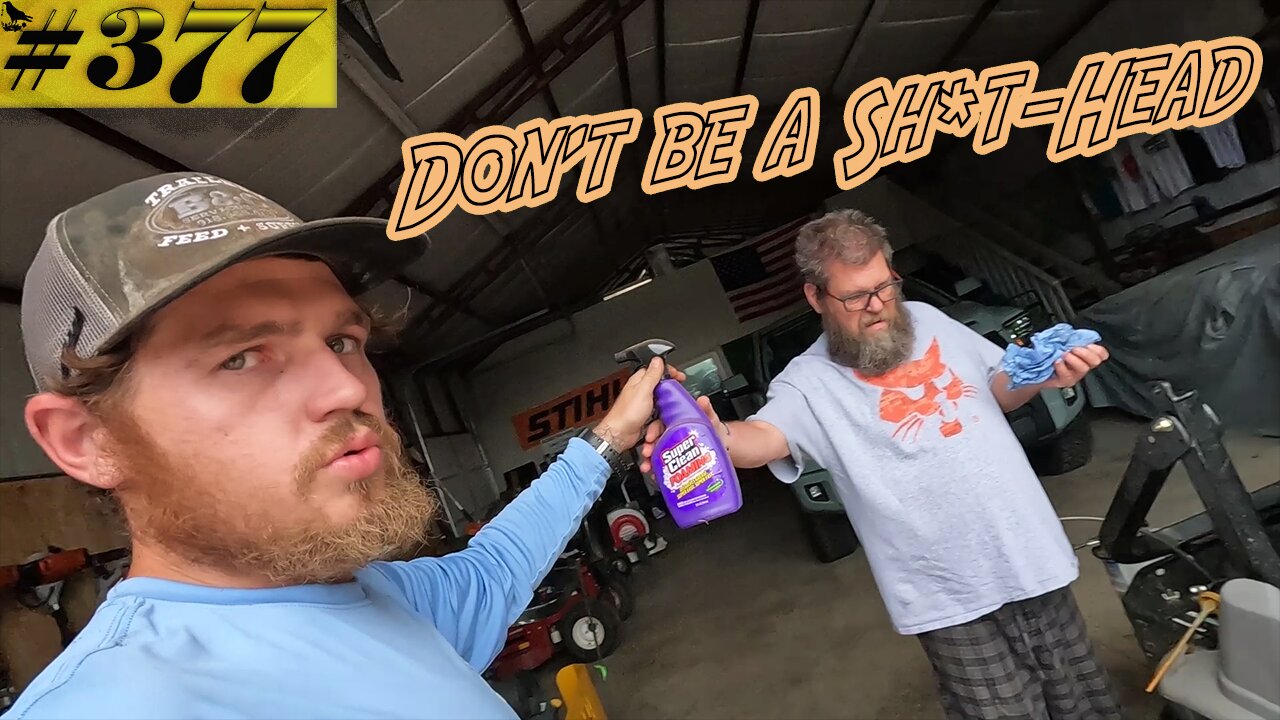 Dad advises: “Don’t be a 💩-Bag” | Father & Son TALK during oil change