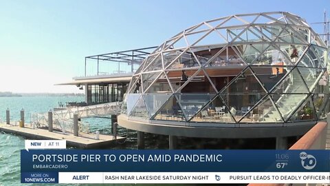 Portside Pier to open at San Diego's Embarcadero amid pandemic