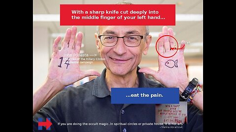 'PODESTA'S 14 FISH HAND MARKINGS EXPLAINED: Milk of Human Sacrifice' - 2015