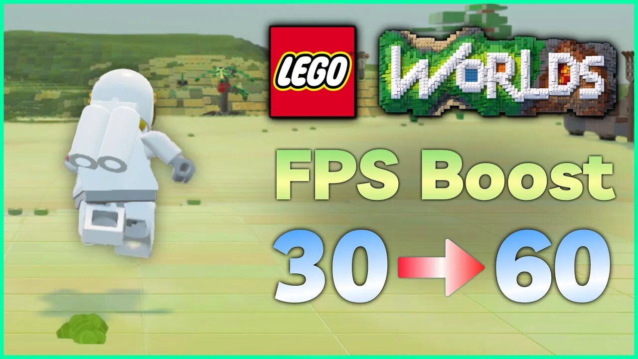 FPS Boost | LEGO Worlds (30fps vs 60fps Gameplay)