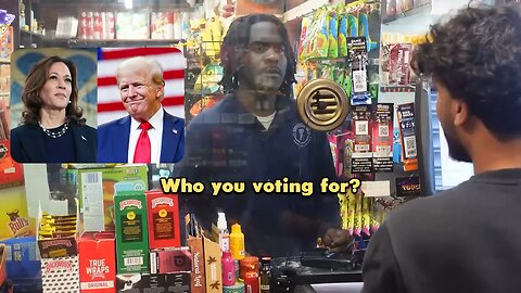 A YouTuber interviewed residents in a Chicago neighborhood about their voting preferences