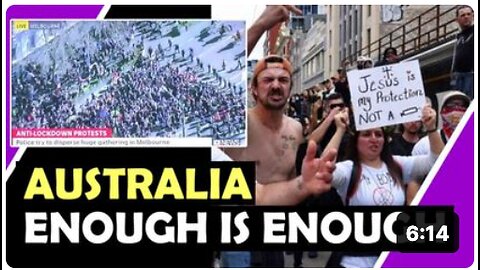 AUSTRALIA PROTEST Against Tyranny ENOUGH IS ENOUGH