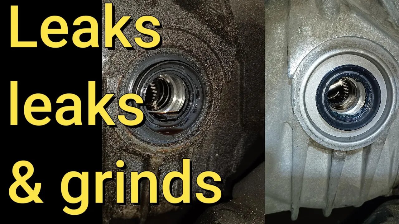 ford edge grinding noise and trans leak