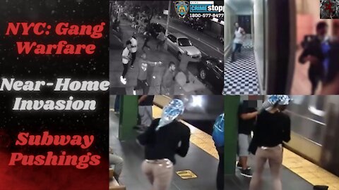NYC is Insane Beyond Belief! Stalking, Gang Shootings and Subway Pushers