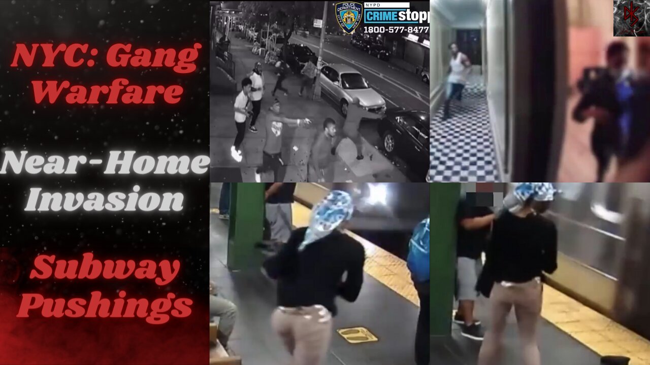NYC is Insane Beyond Belief! Stalking, Gang Shootings and Subway Pushers