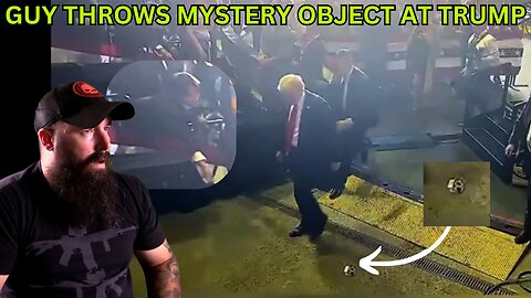 Guy Throws Mysterious Object at Trump and Secret Service Does THIS