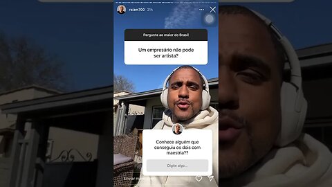 Não pode ser artista e gestor | Raiam Santos