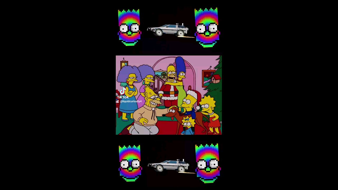 Bart time travelling to the first episode!?