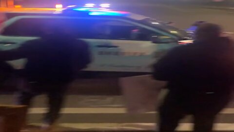 Cop Announces "Let's Go Brandon" To A Group Of Trump Supporters