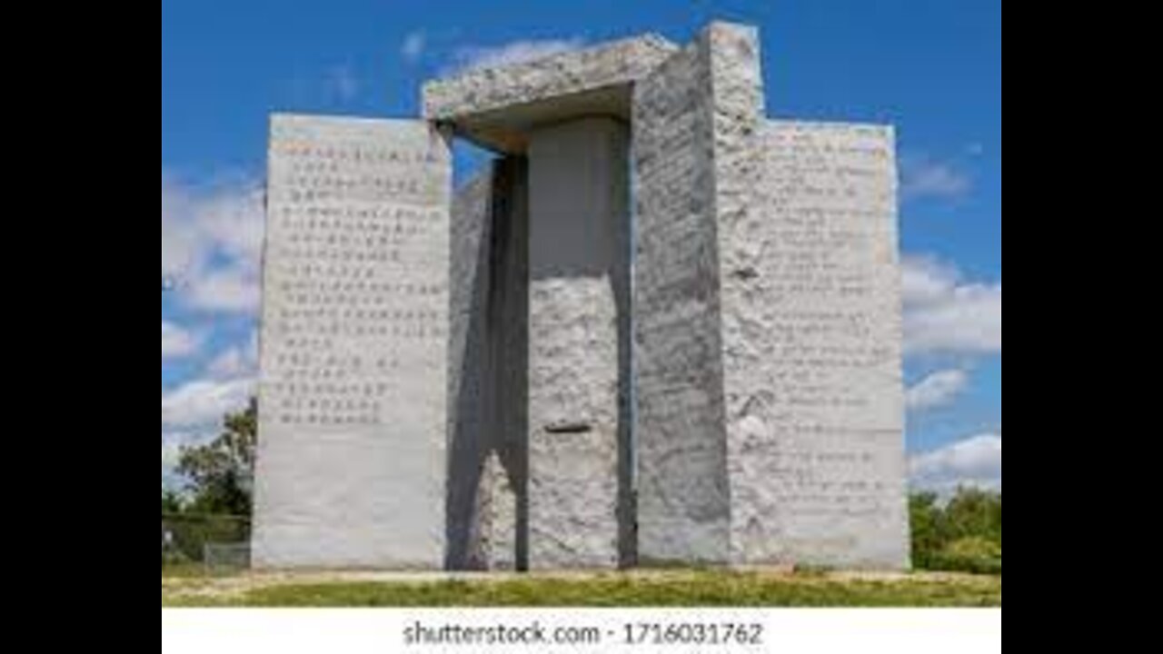 Georgia guidestones skall rivas