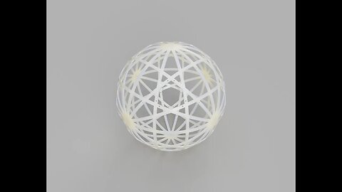 Bounce Frame Ring Sphere (3D Printable)