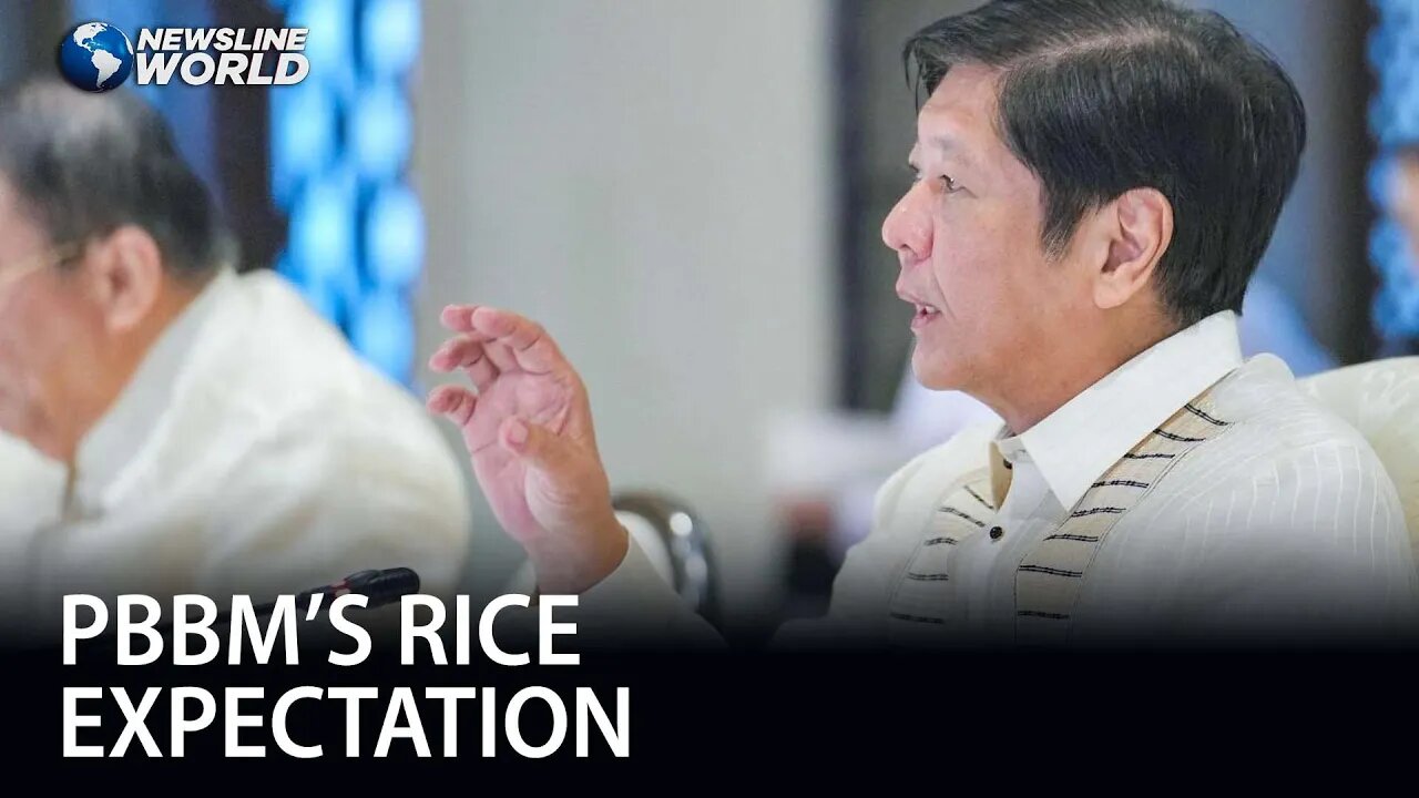 PBBM expects better rice harvest, lower rice prices this year