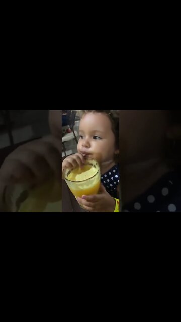 NOSSA QUE DELICIA #suco #laranja #infantil #viral #comedia #shorts