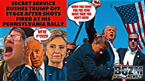 Secret Service rushes Trump off stage after shots fired at his Pennsylvania rally