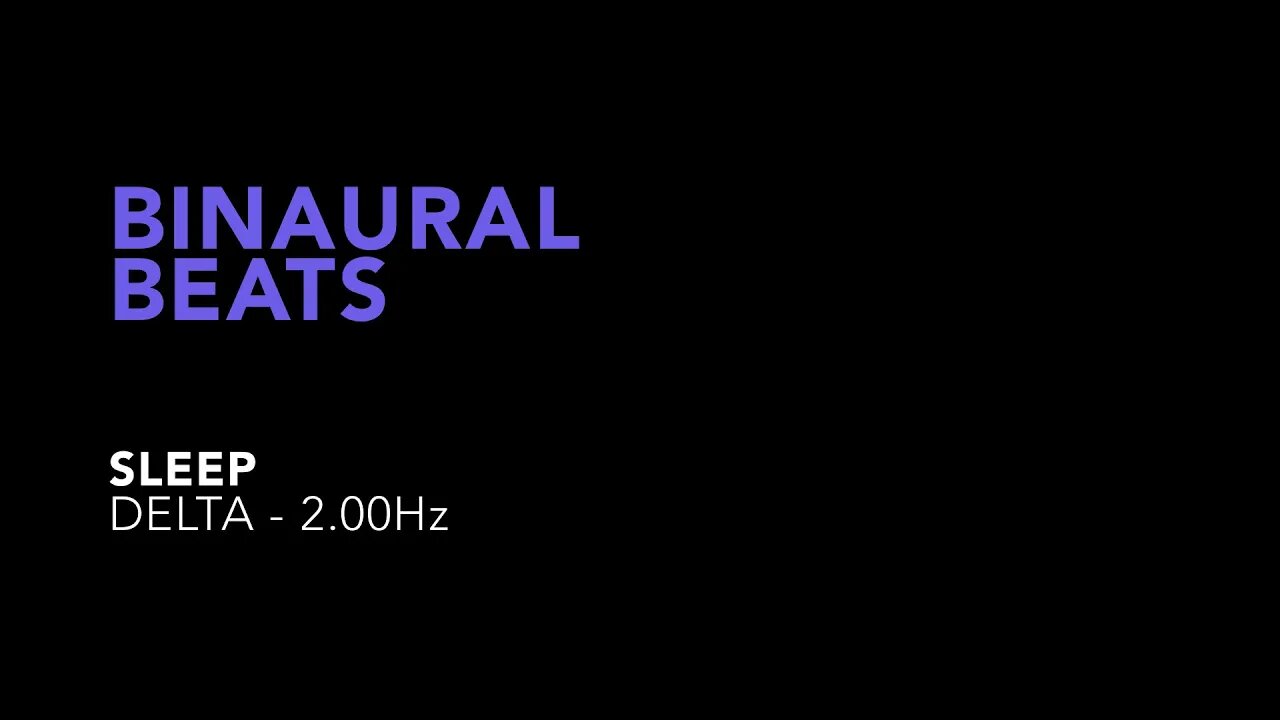 Binaural Beats - Sleep 2.00Hz