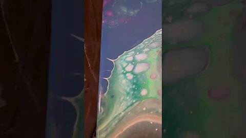 8x10 magical swipe #fluidart