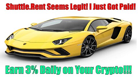 Shuttle Seems Legit! I Just Got Paid! 3% Daily Crypto Returns!