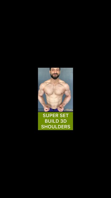 SUPER SET FOR 3D SHOULDERS #shorts