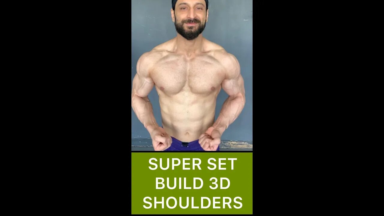 SUPER SET FOR 3D SHOULDERS #shorts