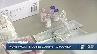Daily COVID-19 vaccinations in Fla. have the dose availability to double with next week's allocation