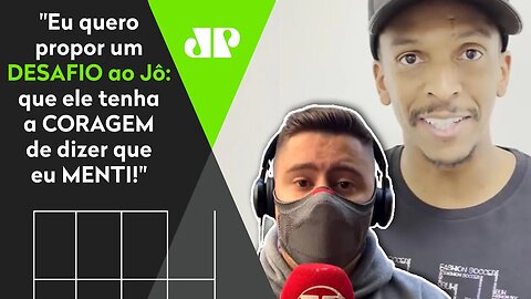 Jô NEGA ida a FESTA CLANDESTINA, e repórter que FLAGROU REBATE: "Te DESAFIO a falar que eu MENTI"