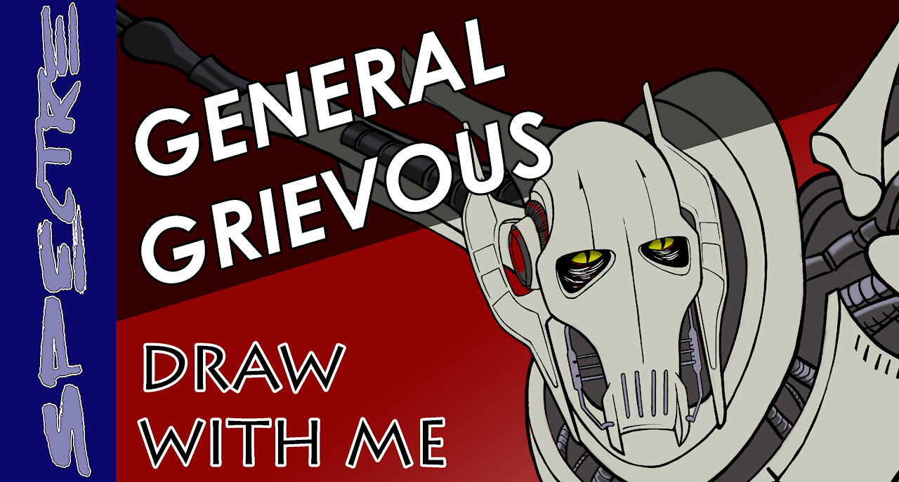 Draw General Grievous – Star Wars Villains – Draw with Me!
