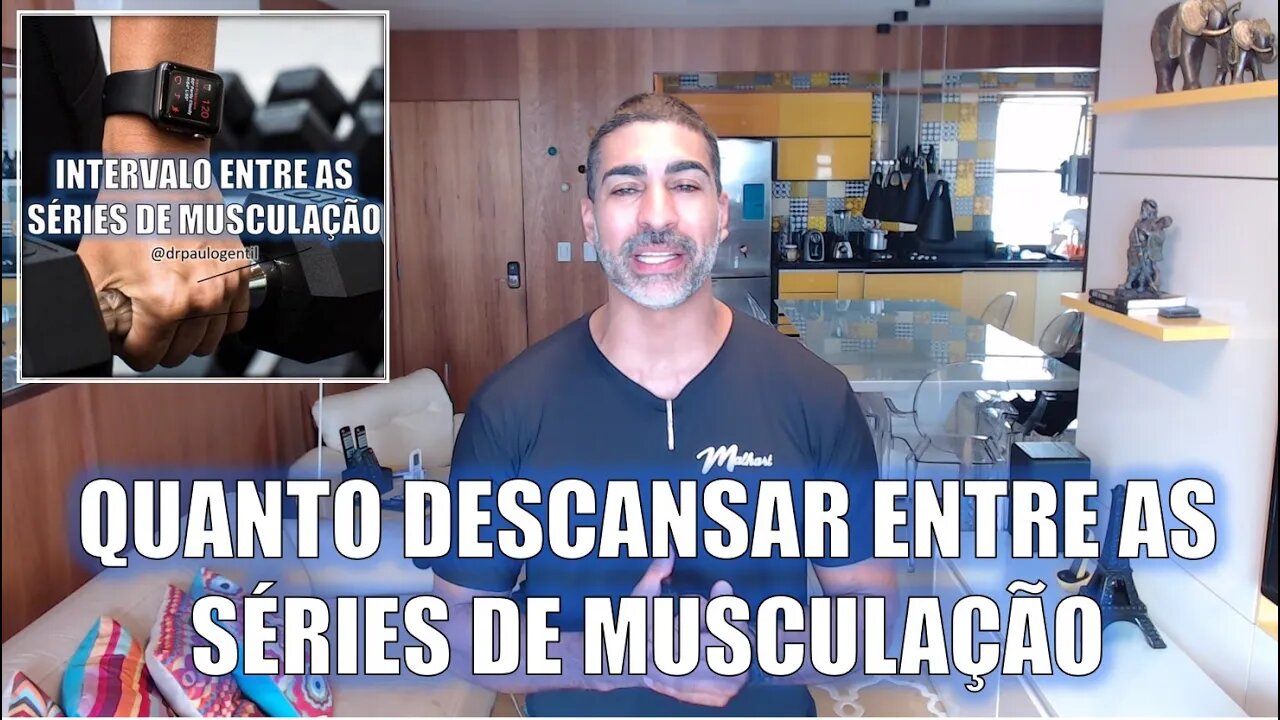 Intervalo entre as séries de musculação