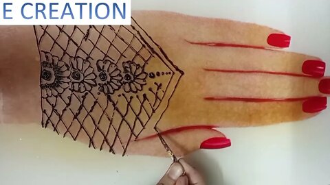 Simple bridal mehndi design for front hand|stylish mandalas dulhan mehndi design