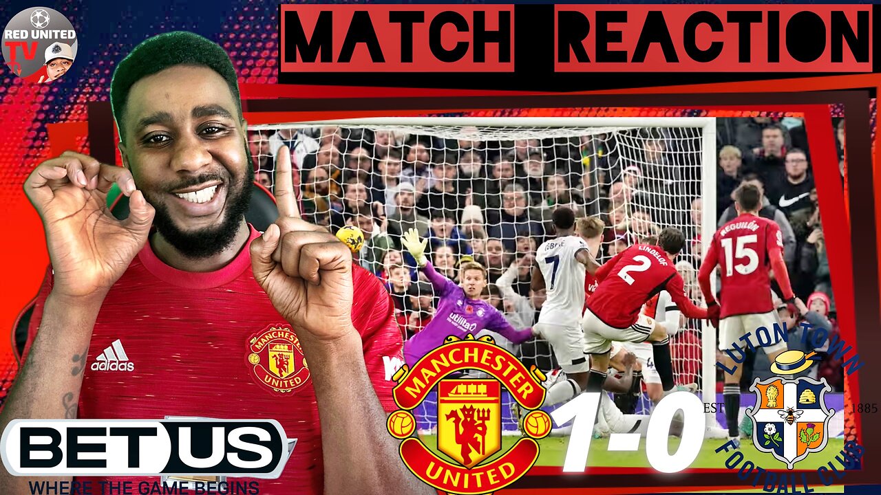 MANCHESTER UNITED 1-0 LUTON TOWN | I'm Worried! FAN REACTION | Premier League - Ivorian Spice Reacts