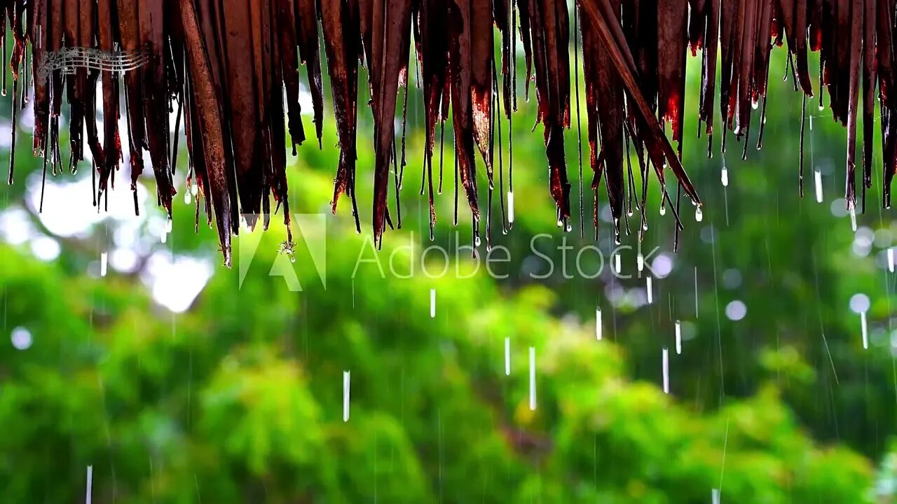 🎶 Beautiful Piano Music & Sad Rain Sound | Sleep, relax, study