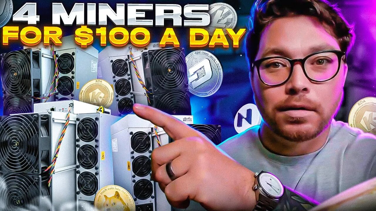 Make $100 A Day With These $ Crypto Miners!!! Over $38,000 A Year In Passive Income