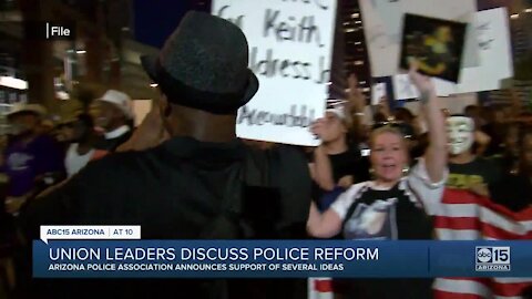 Union leaders discuss police reform