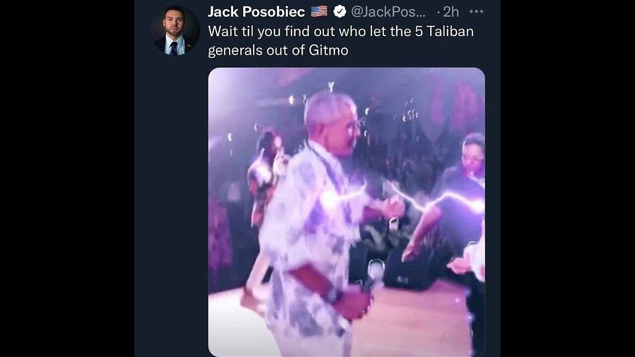 Jack posobiec: Wait til you find out who let the 5 Taliban generals out of gitmo