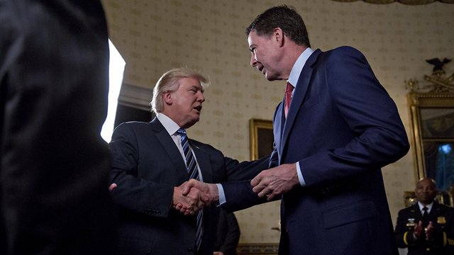 Trump Again Denies He Fired Comey Over Russia Investigation