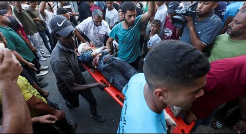 Israeli strike kills at least 28 Palestinians at school in central Gaza, Red Crescent says