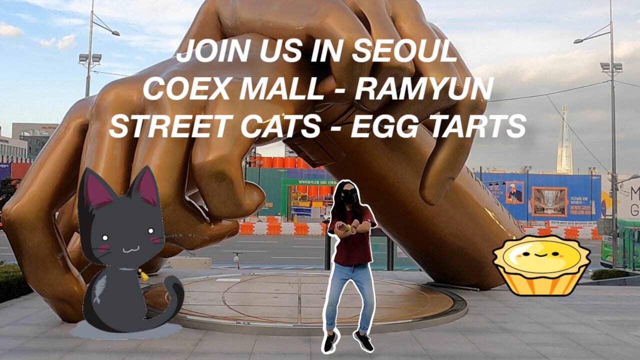 Seoul, South Korea - Coex Mall, Street Cats, Ramyun, and Delicious Egg Tarts